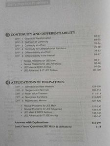 Arihant JEE Math DPP Vol 7 Graphs &amp; Derivatives