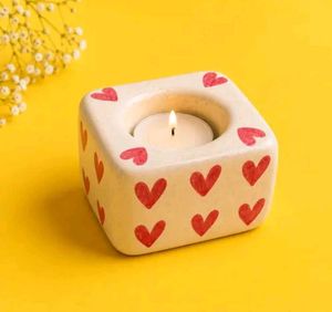 Candel Holder Heart Shape