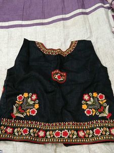 Embroidered Black Jacket