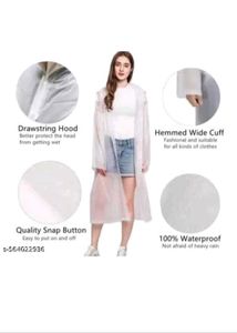 Stylish White Raincoat