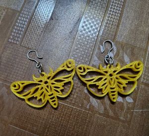 Golden Rose &amp; Heart etc Earrings