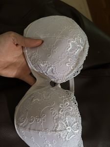 White Lace Bra
