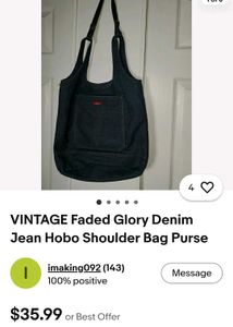 Denim Tote Bag