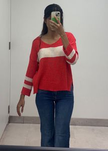 White Knit Sweater