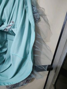 Pantaloons Junior Blue  Flora Print Party Dress .
