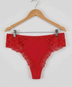 Red Lace Detail Thong ❤️