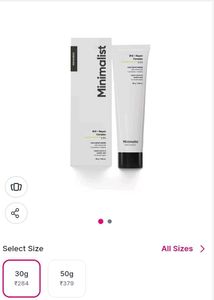 Minimalist skincare combo of moisturizer+sunscreen