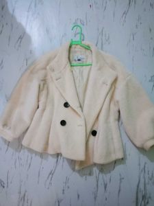 Cream Teddy Coat