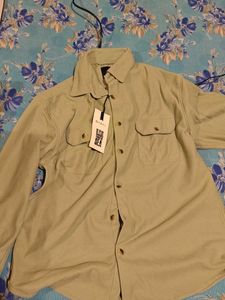 Men's Textured Button-Up Shirt