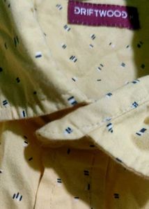 Yellow Polka Dot Casual Shirt