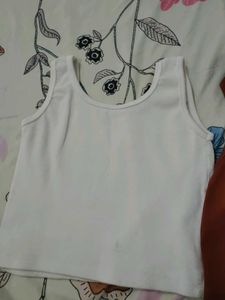 2 Stylish Tops - White &amp; Brown