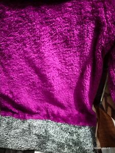 Fuzzy Purple Sweater