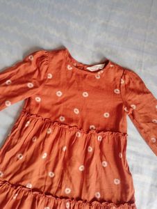 Beebay Tiered Dress with Daisy Print