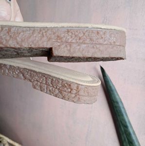 Neutral Slide Sandals