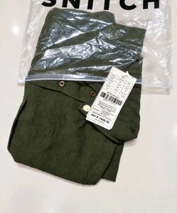 Boxy fit Premium Olive Green Shirt