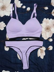 Lavender Bra and Panty Set