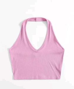 Pink Halter Top