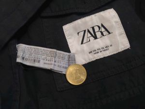 Zara Black Utility Jacket