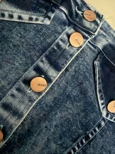 Denim Tube Top