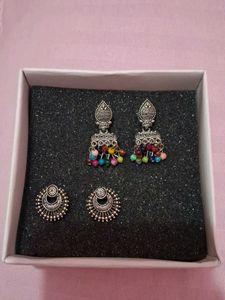 Traditional Indian Earrings Set