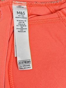 M&amp;S Tropical Bloom CoralOne-Piece Swimwear