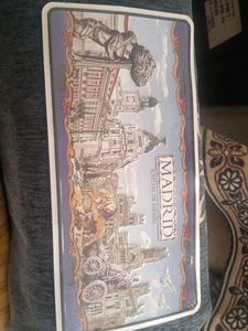 madrid spain decorative metal license plate for wa
