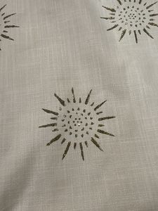 Light Peach Kurta with Sun Print
