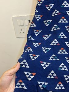 Avaasa Blue Printed Kurta