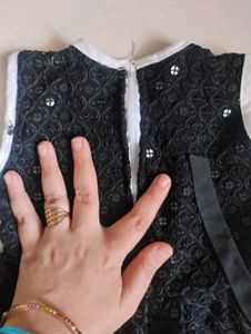 Cute Black Sequin Party Dress