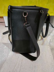 Like New Classic Black Tote Bag
