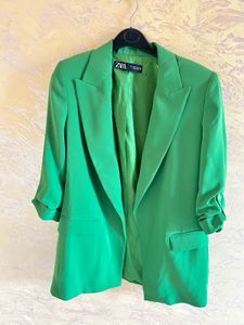 Vibrant Green Zara Blazer