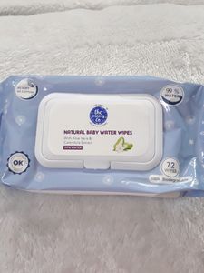 The Moms Co. Natural 99% Water Baby Wipes l Preven