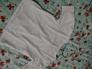 Chic White Puff Sleeve Square Neck Top