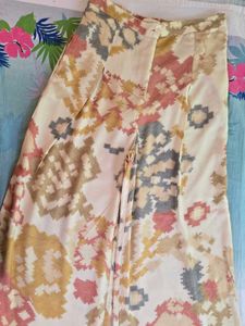 Boho Print Wide Leg Palazzo Pants
