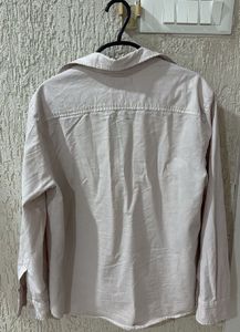 Zara Light Colored Long Sleeve Shirt