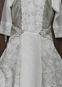 Elegant White Lace Maxi Dress