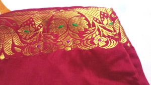 Red Saree With Blouse