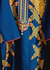 Embroidered Blue Kurti