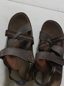 Paragon Brown Leather Sandals