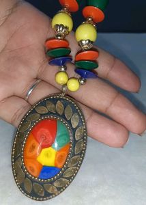 Multi Colour Necklace Set