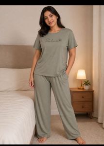 Comfy Pajama Set - "Coffee" / "Selena"