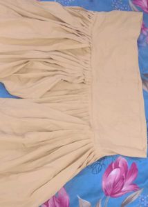 Comfortable Beige Patiala Salwar