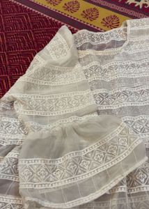 White Chikankari Kurta