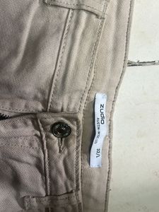 Wide Leg Beige Pants
