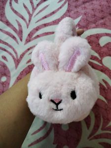 41.Cute Pink Bunny Earmuffs