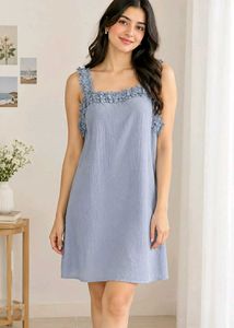 Boho Floral Strap Mini Dress