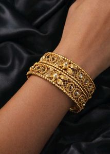 Golden Oxidised Bangles