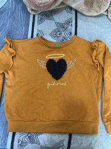 like new solid Girl's Sweatshirt