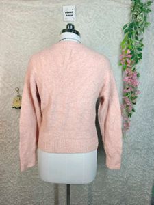 Cute Pink Knit Sweater