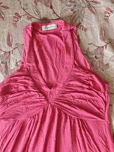 Pink Calvin Klein Knee Length Dress
